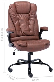 világosbarna művelúr irodaszék