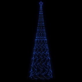 kúp alakú karácsonyfa 3000 kék LED-del 230 x 800 cm