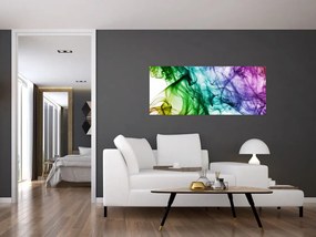 Kép - színes füst (120x50 cm)