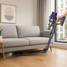 TESLA Electronics PureStar vezeték nélküli 2 az 1-ben porszívó 250W/2200mAh