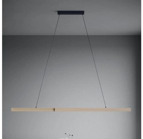 Eglo 390369 - LED Dimmelhető csillár zsinóron MONTEBUONO LED/21W/230V 3000K barna