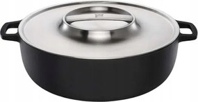 Fiskars Norden Grill chef öntöttvas fazék rozsdamentes acél fedővel (30