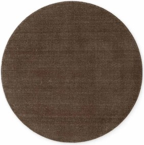 Barna kézi szövésű gyapjú kerek szőnyeg ø 160 cm Greenwich – Ted Baker