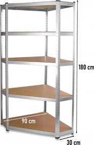 GC9030 sarok álló polc