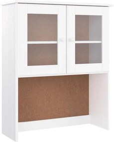 vidaXL ALTA fehér tömör fenyőfa komód felső 77x30x92 cm