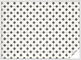 Szélvédőfólia Adatvédelem Ablakra Gyémánt fekete-fehér 200x146 cm