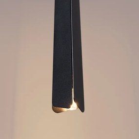 Sollux SL.1402 - Csillár zsinóron PRYSM 3xG9/8W/230V fekete