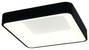 Brilagi - Dimmelhető LED mennyezeti lámpa FALCON II LED/80W/230V 40x40 cm fekete + távirányító