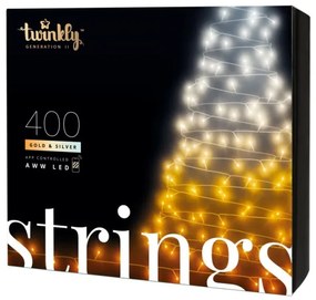 Twinkly TWS400GOP-BEU - LED Karácsonyi kültéri lánc 400xLED 35,5m IP44 Wi-Fi