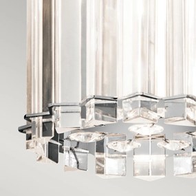 Kichler glamour kristály LED függeszték crystal skye króm átlátszó elsklcrystalskyemp IP44