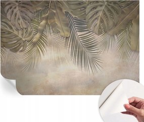 Matt öntapadós fotótapéta Falra Trópusi levelek 152x104 cm