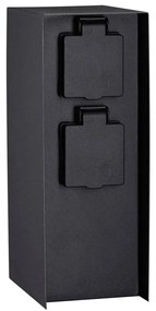 Paulmann 94657 - Kültéri csatlakozós oszlop RIO 2Z SCHUKO 230V IP44