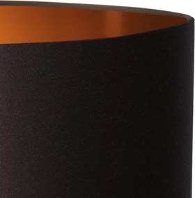Kaspa SALVADOR BLACK 41126102 Asztali lámpa 1x25W/E27 IP20