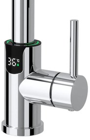 Austler FH-3113 mosogató csaptelep - kiemelhető multifunkciós fej - vízhőfok kijelző (króm)