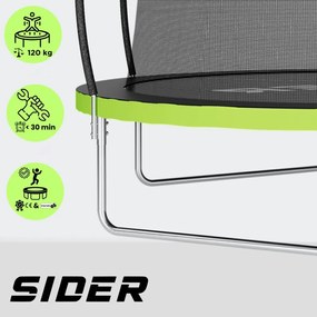 Kerti trambulin gyerekeknek SIDER 10FT  - Ø 312 CM belső hálóval és létrával