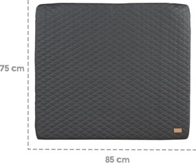 Pelenkázó alátét 75x85 cm Graphite gesteppt – Roba