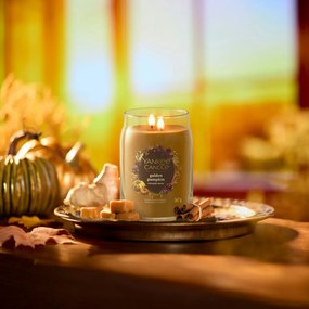Yankee Candle Signature Golden Pumpkinillatgyertya, nagy, 567 g, L