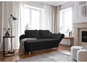 Antracitszürke kordbársony heverő (jobb oldali) Chic Charlotte – Miuform