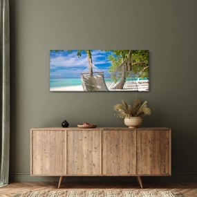 Kép - Függőágy a tengerparton (120x50 cm)