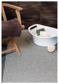 Diby krémszínű-fekete kültéri futószőnyeg, 70 x 200 cm - Narma