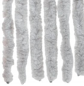 szürke zsenília rovarfüggöny 90x200 cm