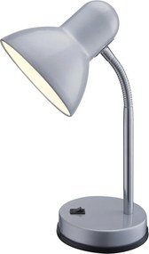 Íróasztali Lámpa Ezüst BASIC GLOBO-2487