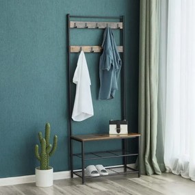 Álló fogas NAVOR barna/fekete