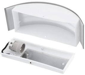 Kültéri fali lámpa 1xE27/14W/230V IP44 matt króm