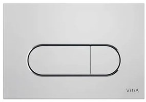 VitrA Root Round Flush Plate, Shiny Chrome 740-2280