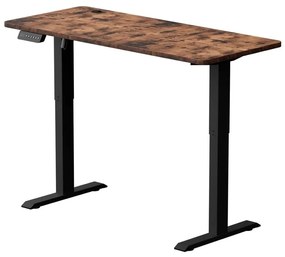 Milagro Állítható magasságú asztal LEVANO 140x60 cm fa/fekete MI2341
