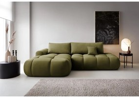 Sarokkanapé Ombre (B) (oliva + fekete). Akció -15%. 1100455