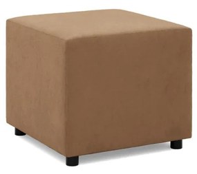 Zeus puff, szövet anyag, 50x50, barna