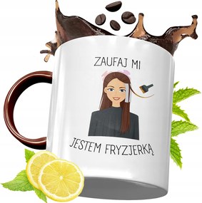 Bordó Bögre Fodrásznak Születésnapi Ajándék fényképes nyomtatással