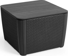 Allibert Asztal + doboz LUZON grafit