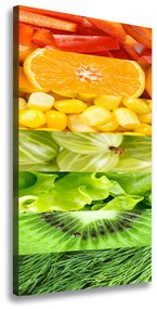 Fali vászonkép Gyümölcsök és zöldségek ocv-102085174