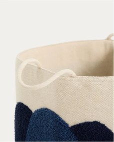 Elefántcsont színű textil játéktároló kosár ø 35x50 cm Tandani – Kave Home
