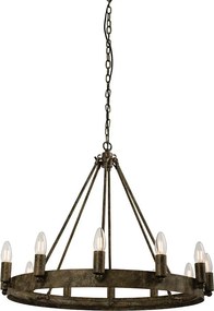 ENDON 61026 CHEVALIER Rusztikus Csillár Antik ezüst E14 IP20