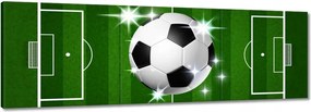 Vászonkép 60x20 Focipálya Labda