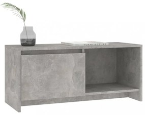 betonszürke szerelt fa TV-szekrény 90x35x40 cm