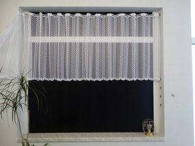 Mg Irigység 2138 jacquard fehér 80cm pol 1,6m