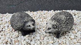 Beton kerti figura Sündisznó kicsi 2 db-os szett sündisznó figura beton figurák