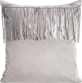 Dekoratív párnahuzat Jasper 45x45 ezüst