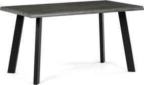 Jídelní stůl 140x80cm, mdf, šedý dub, HT-F4514 GREY
