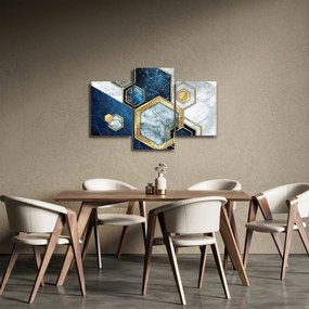 Kép - Márvány hatszögek (90x60 cm)