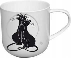 Nagy Porcelán Bögre Carmani Crazy Cats Szerelmes Macskák 0,5 l