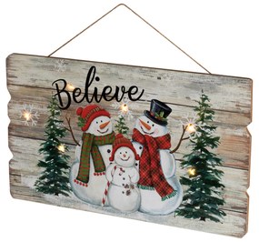 SOMOGYI CHRISTMAS LIGHTING FA VILÁGÍTÓ KÉP 6 LED MELEG FEHÉR ELEMES