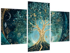 Kép – Életfa az univerzumban (90x60 cm)