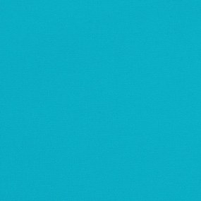 6 db türkizkék szövet alacsony háttámlájú székpárna