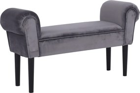 Lóca, Velvet szövet, szürke/fekete, BURDA