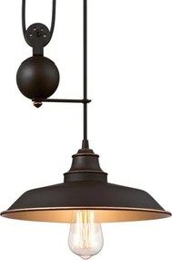 Westinghouse 6363240 - LED csillár kábelen IRON HILL 1xE27/60W/230V átm. 31 cm